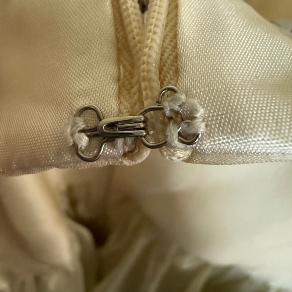 Kay Unger Yellow Green Silk Midi Dress Size 6 Fairycore - Picture 8 of 12